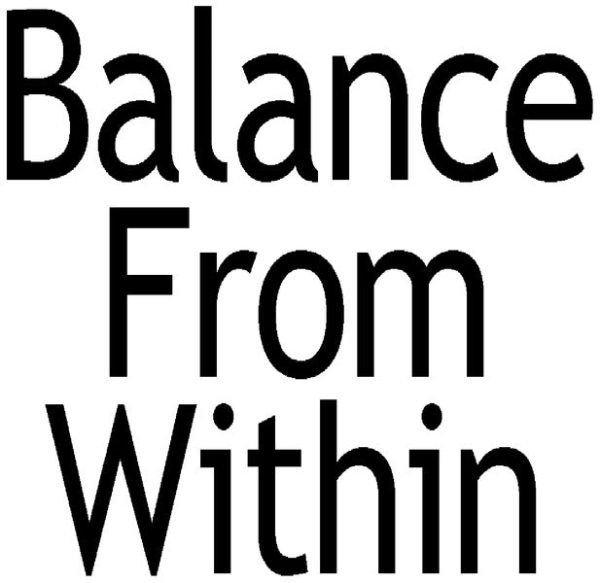 Balance from within Discount